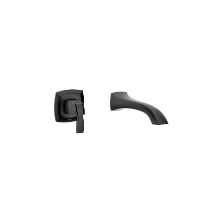 Moen Voss One-Handle Tub Filler in Matte Black WT691BL